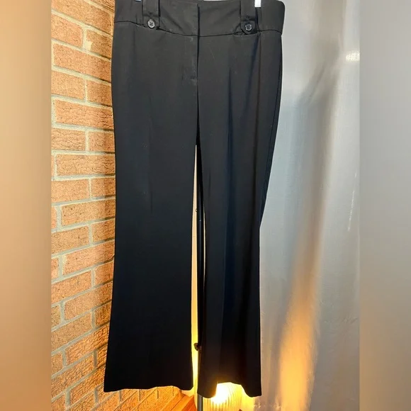 Daisy Fuentes black flare pants - 10 - Picture 2 of 6